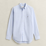 GANT Classic Poplin Shirt Regular Fit In Light Blue