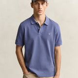 GANT Classic Regular Polo Shirt In Blue Horizon