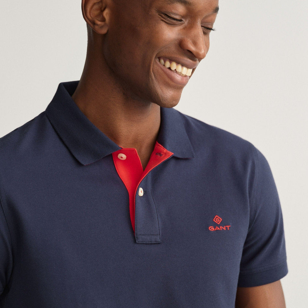 GANT Men's Contrast Collar Pique SS Rugger Polo Shirt, Grey (Dark Graphite 11), XX-Large : Buy Online at Best Price in KSA - Souq is now GANT Men's Contrast Collar Pique SS Rugger Polo Shirt, Grey (Dark Graphite 11), XX-Large : Buy Online at Best Price in KSA - Souq is now