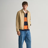 GANT Cotton Windcheater Jacket Dark Khaki