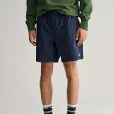 GANT Drawstring Logo Shorts in Marine
