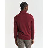 Gant Extra Fine Merino Wool Half-Zip Sweater In Plumped Red