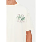 Gant Graphic Birding Print T-Shirt In Ivory White