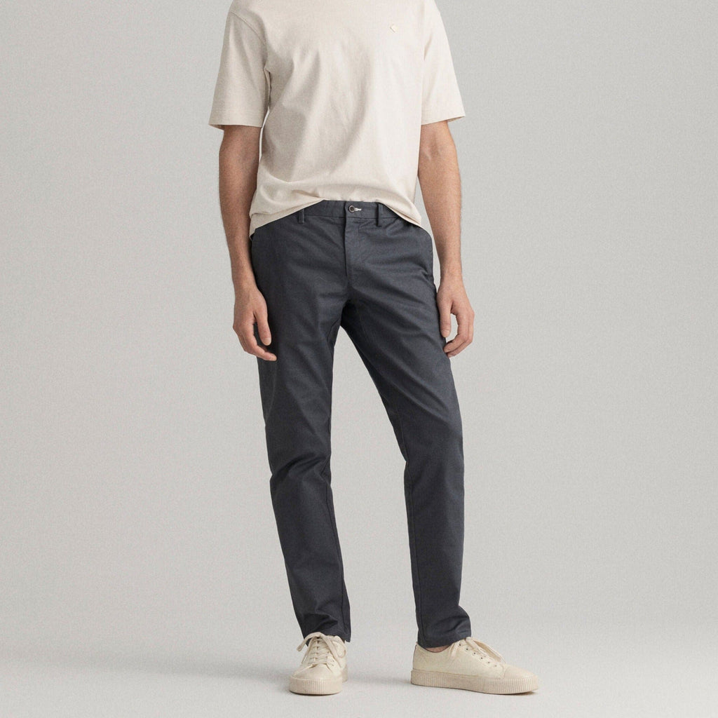 GANT SLIM FIT TECH PREP - Chino - brown/bruin GANT SLIM FIT TECH PREP - Chino - brown/bruin