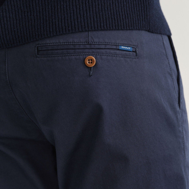 GANT Hallden Slim Fit Twill Chinos Navy