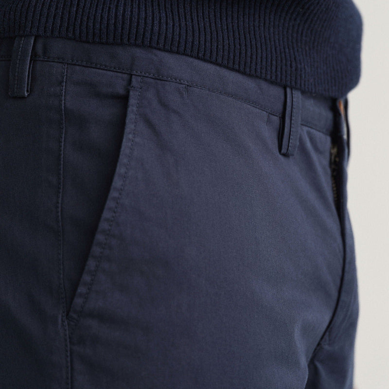 GANT Hallden Slim Fit Twill Chinos Navy