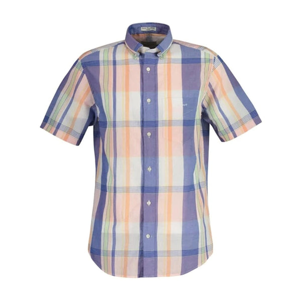 GANT Indian Madras Shirt In Eggshell