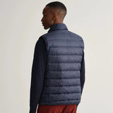 GANT Light Down Gilet Evening Blue