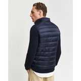 GANT Light Down Gilet In Evening Blue