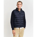 GANT Light Down Gilet In Evening Blue