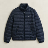 GANT Light Down Jacket In Evening Blue