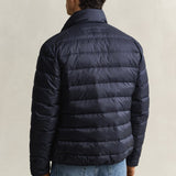 GANT Light Down Jacket In Evening Blue