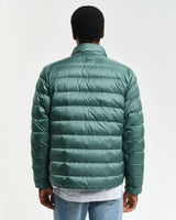 GANT Light Down Jacket in Woody Green
