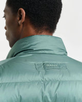 GANT Light Down Jacket in Woody Green