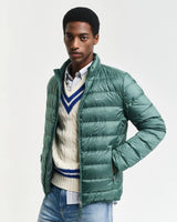 GANT Light Down Jacket in Woody Green