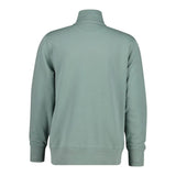 GANT Mens Regular Shield Half Zip Sweatshirt Ceramic Grey