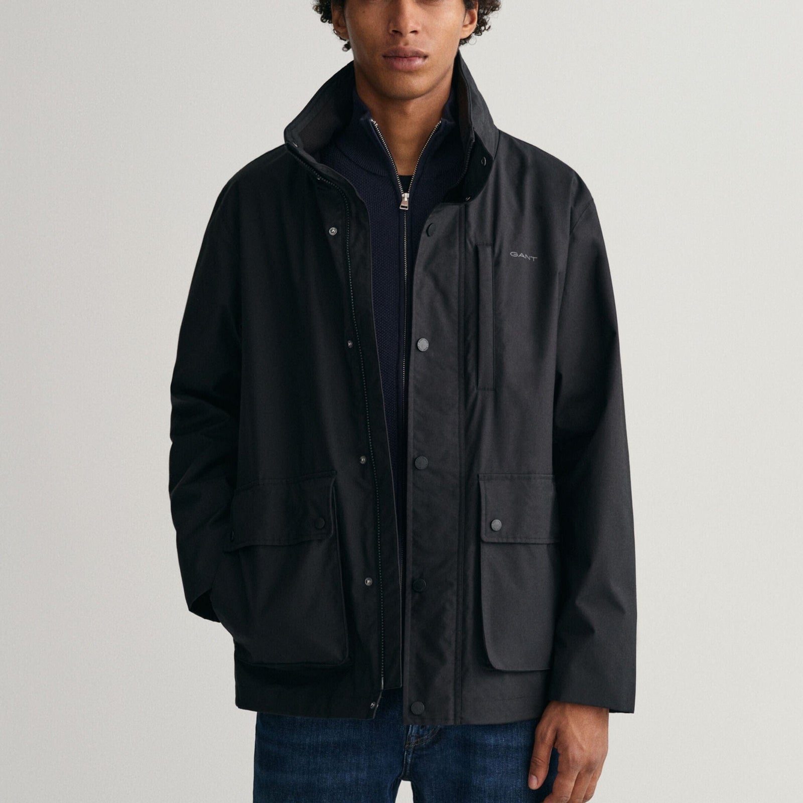 GANT Mist Jacket Ebony Black 