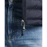 GANT Mixed Media Jacket In Evening Blue