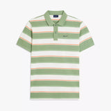 GANT Multistripe Pique Polo Shirt, 362 – Kalamata Green