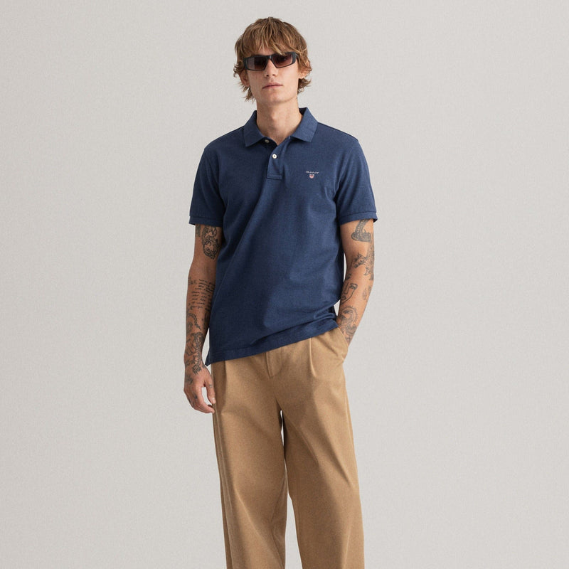GANT Original Piqué Polo Shirt Marine Melange