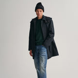GANT Padded Car Coat in Black