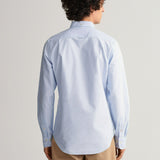 GANT Plain Slim Fit Oxford Shirt Capri Blue