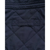 GANT Quilted Windcheater Mid-Length Jacket In Evening Blue