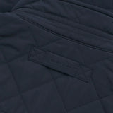 Gant Quilted Windcheater Vest Evening Blue