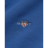 Gant Reg Shield Crew Neck Sweat In Rich Blue