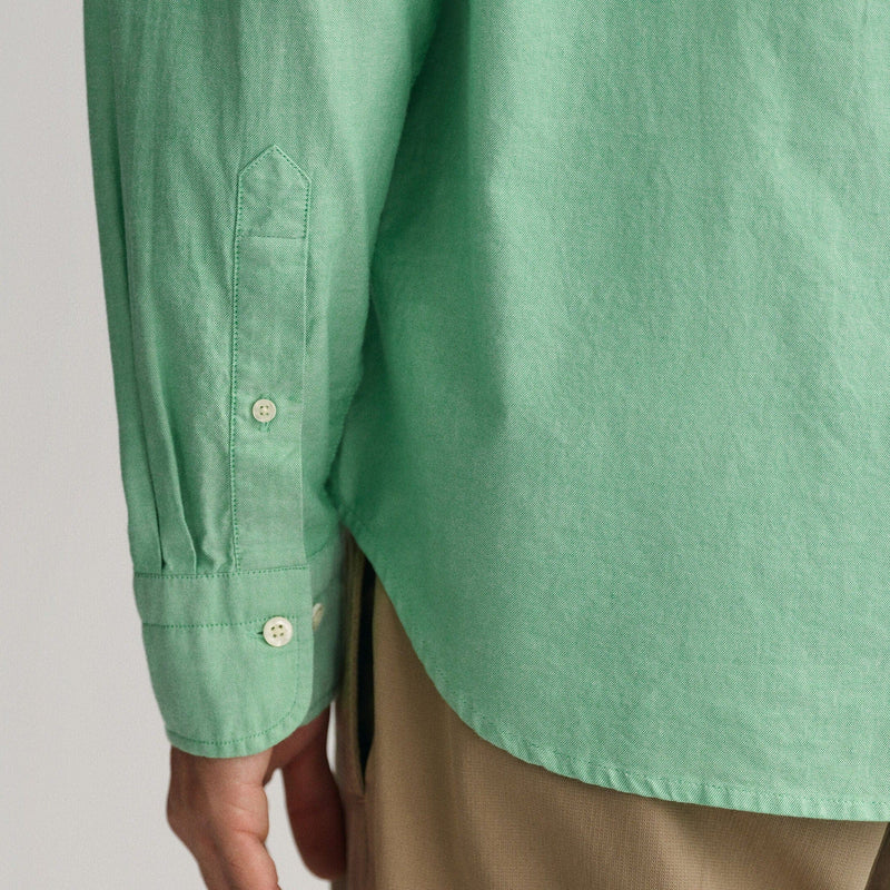 GANT Regular Fit Archive Oxford Shirt in Mid Green