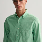 GANT Regular Fit Archive Oxford Shirt in Mid Green