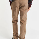 GANT Regular Fit Cord Jeans In Light Taupe