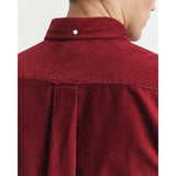 GANT Regular Fit Corduroy Shirt In Plumped Red