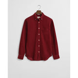 GANT Regular Fit Corduroy Shirt In Plumped Red