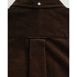 GANT Regular Fit Corduroy Shirt In Rich Brown