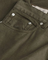 GANT Regular Fit Cotton Linen Jeans in Juniper Green
