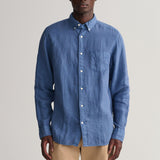 GANT Regular Fit Garment-Dyed Linen Shirt