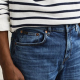 GANT Regular Fit Jeans In Mid Blue