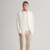 GANT Regular Fit Linen Shirt White