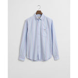 GANT Regular Fit Multi Striped Classic Oxford Shirt In Light blue