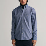 GANT Regular Fit Oxford Shirt in Persian Blue