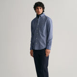 GANT Regular Fit Oxford Shirt in Persian Blue