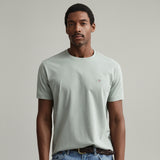 GANT Regular Fit Shield T-Shirt In Ceramic Grey