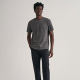 GANT Regular Fit Shield T-Shirt in Antracit Melange