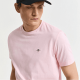 GANT Regular Fit Shield T-Shirt in California Pink
