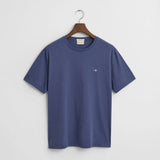 GANT Regular Fit Shield T-Shirt in Dusty Navy