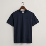 GANT Regular Fit Shield T-Shirt In Evening Blue