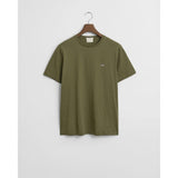 GANT Regular Fit Shield T-Shirt In Moss Green