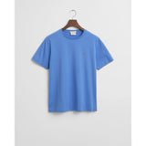 GANT Regular Fit Shield T-Shirt In Perfect Blue