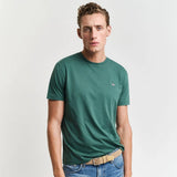 GANT Regular Fit Shield T-Shirt in Woody Green